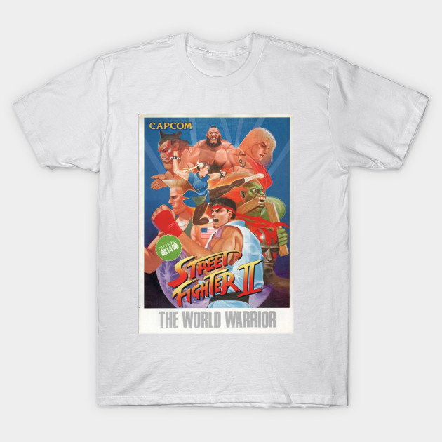 Street fighter World Warrior T shirt by retromegahero